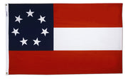 Stars and Bars Flag 3x5 ft. Nylon Dyed Design