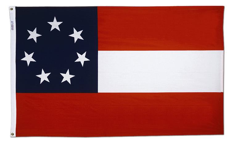 Stars and Bars Flag 3x5 ft. Nylon Dyed Design