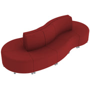Pro Series Connect Curved Wave Seating, 10-Piece Set - Crimson