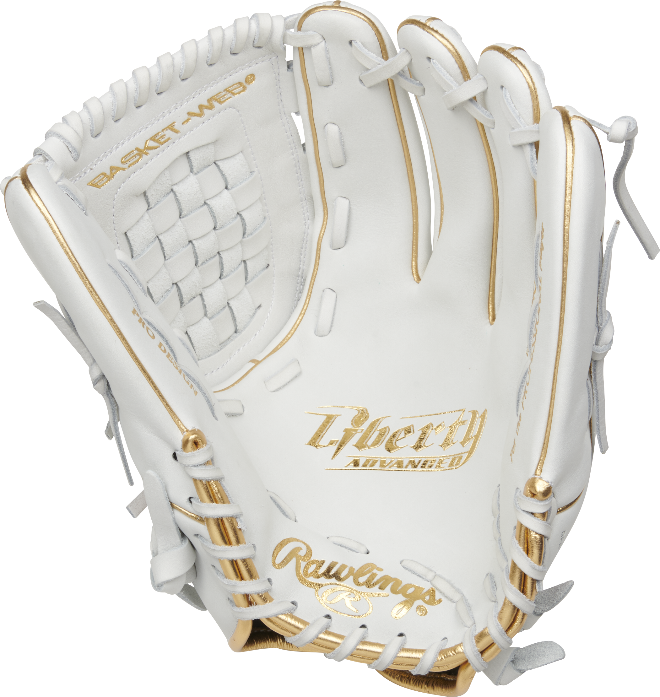 Rawlings Liberty Advanced 12.5-Inch Sofball Glove  - Right Hand Thrower - White
