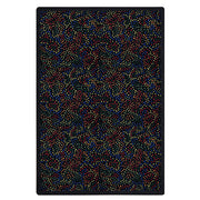 Dots Aglow 3'10" x 5'4" area rug in color Multi