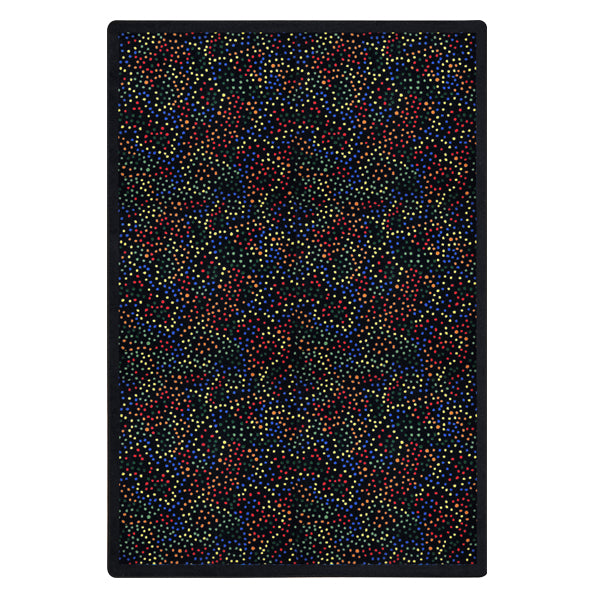 Dots Aglow 7'8" x 10'9" area rug in color Multi