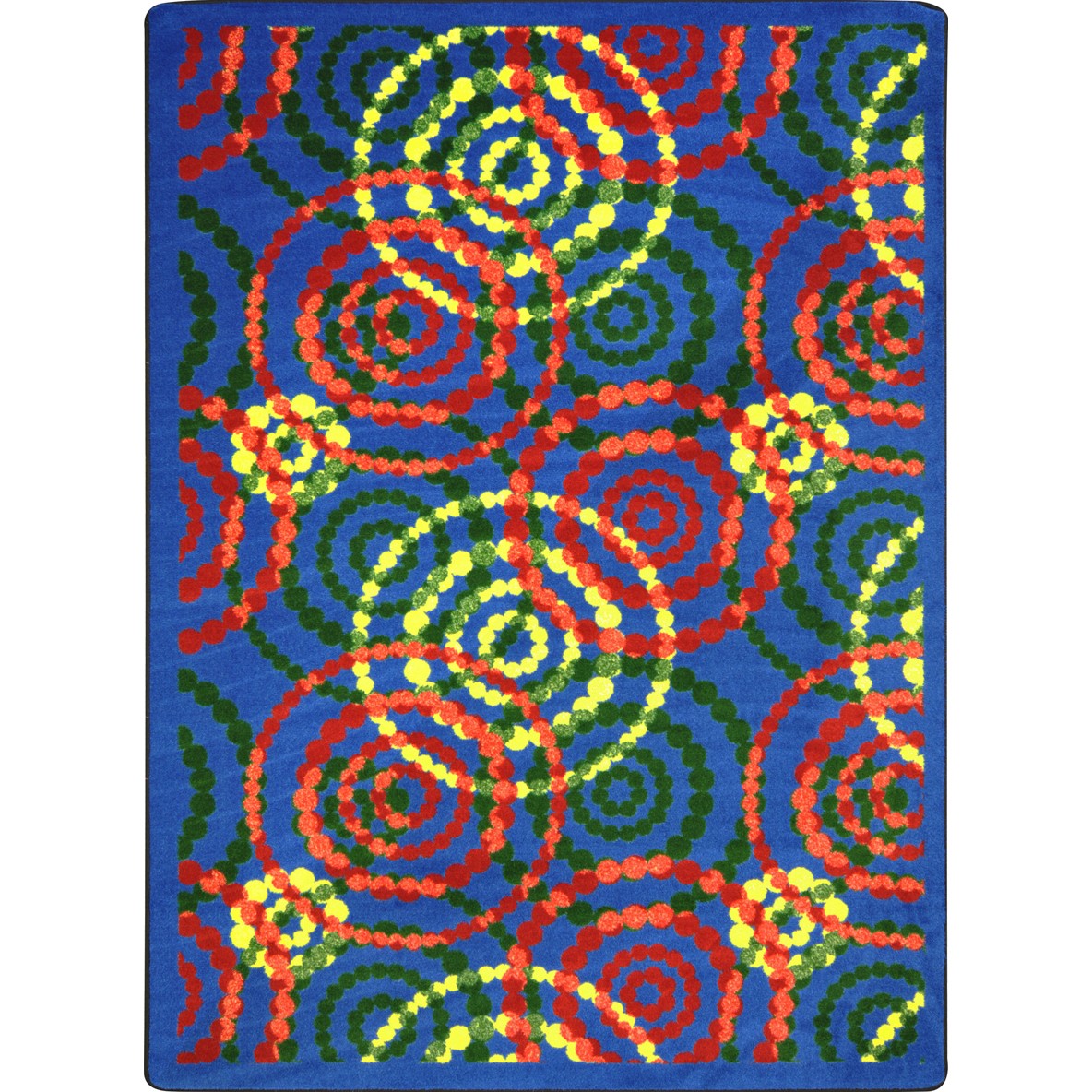 Dottie 5'4" x 7'8" area rug in color Rainbow