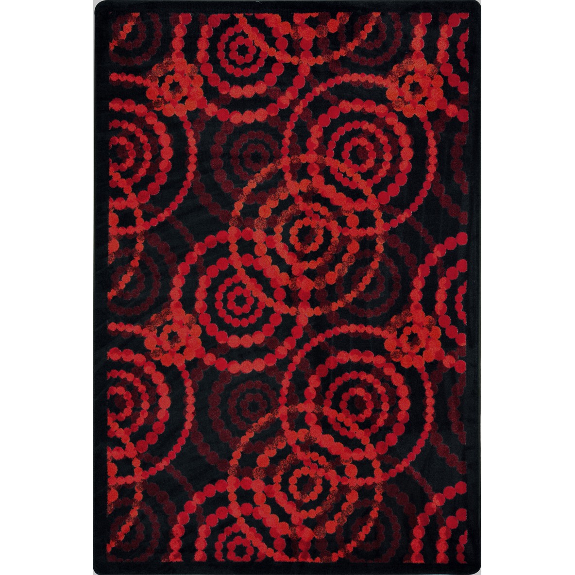 Dottie 5'4" x 7'8" area rug in color Ruby