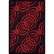 Dottie 5'4" x 7'8" area rug in color Ruby