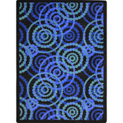 Dottie 3'10" x 5'4" area rug in color Sapphire