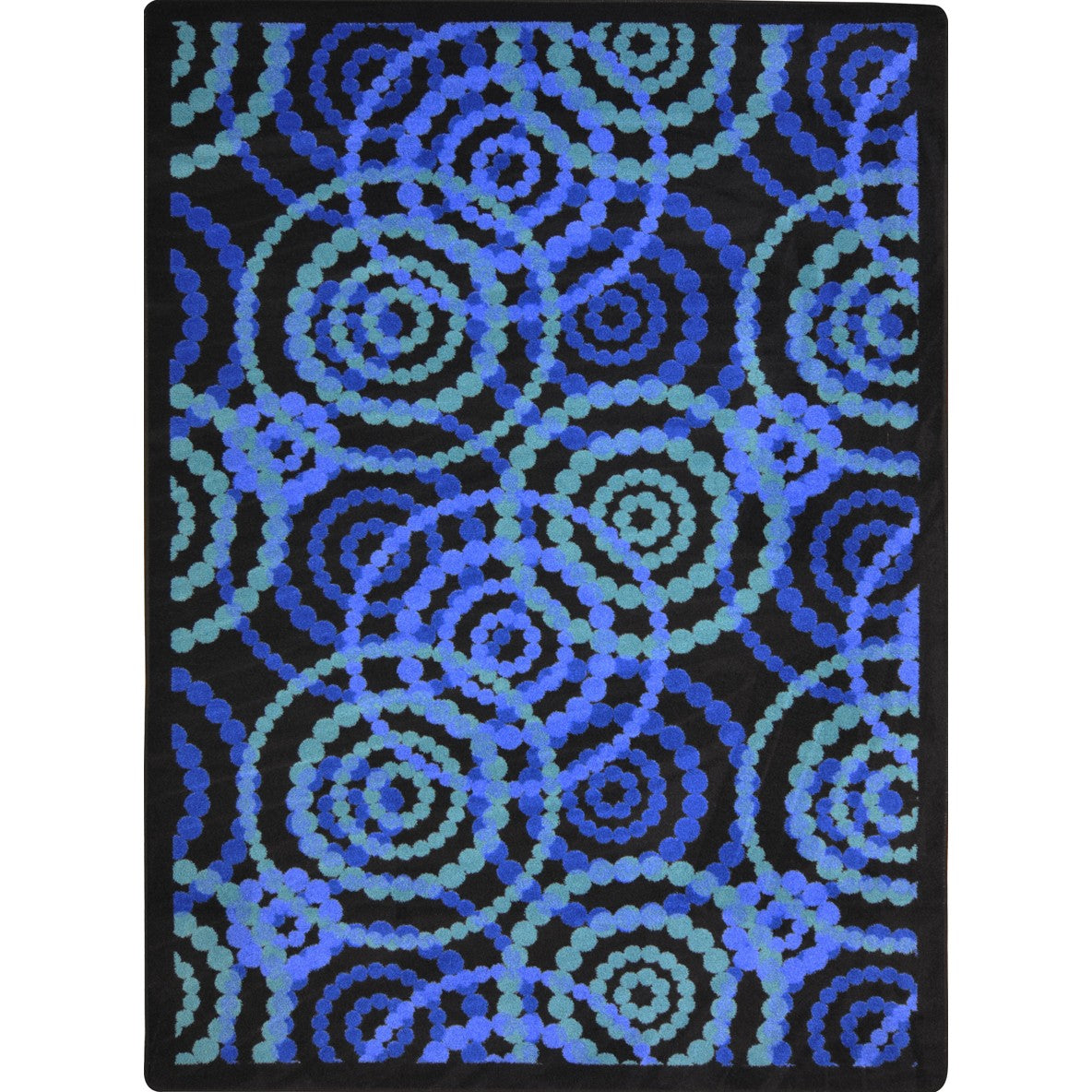 Dottie 10'9" x 13'2" area rug in color Sapphire