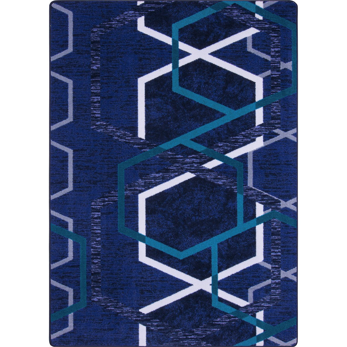Double Helix 7'8" x 10'9" area rug in color Violet
