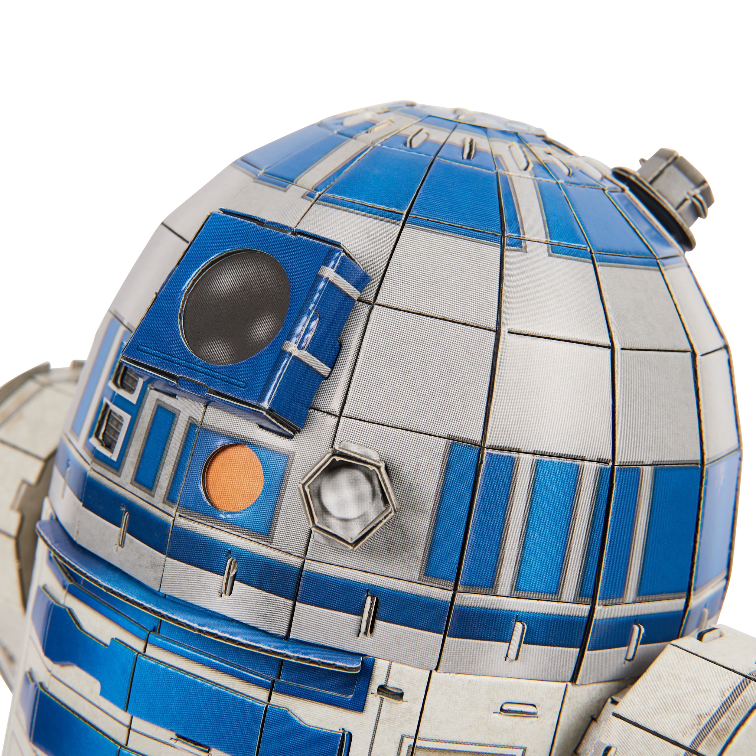 4D Build Star Wars R2-D2 Cardstock 3D Model Kit, Star Wars Gifts, Toys Desk Décor for Fans & Collectors, Adults & Teens 12+