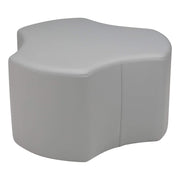 Pro Series Upholstered Cog Ottoman 18" Height - Gray