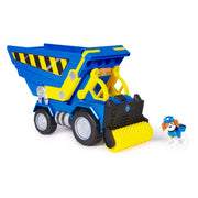 Rubble & Crew, Bark Yard Deluxe Dump Truck Construction Vehicle with Lights, Sounds & Wheeler Action Figure, Kids Toys for Boys & Girls Ages 3 and up