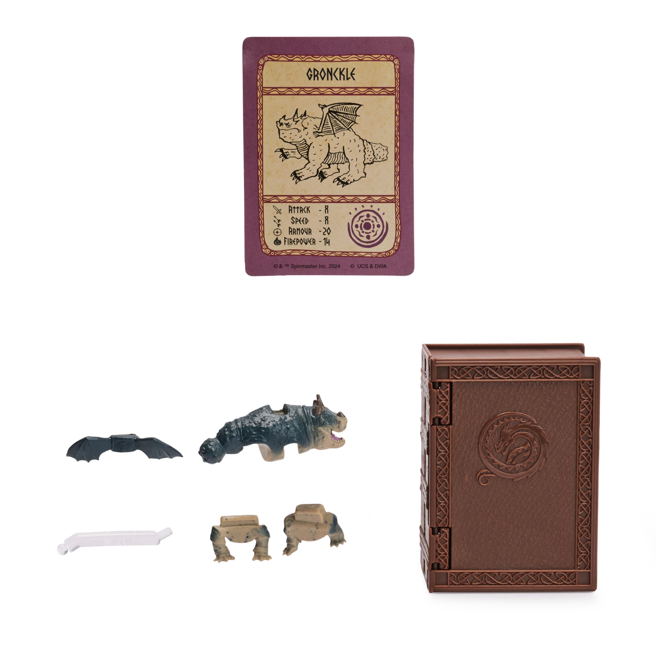 Dreamworks Dragons, How to Train Your Dragon, World of Berk: Book of Dragons, Collectible Dragon & Card with Display Stand for Ages 4 and up Styles May Vary