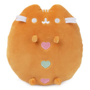GUND Pusheen Gingerbread Squisheen, Stuffed Animal for Ages 8 and Up, Brown/White, 6”