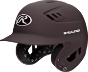 Rawlings R16 Matte Senior 1-Tone Baseball Helmet - Maroon