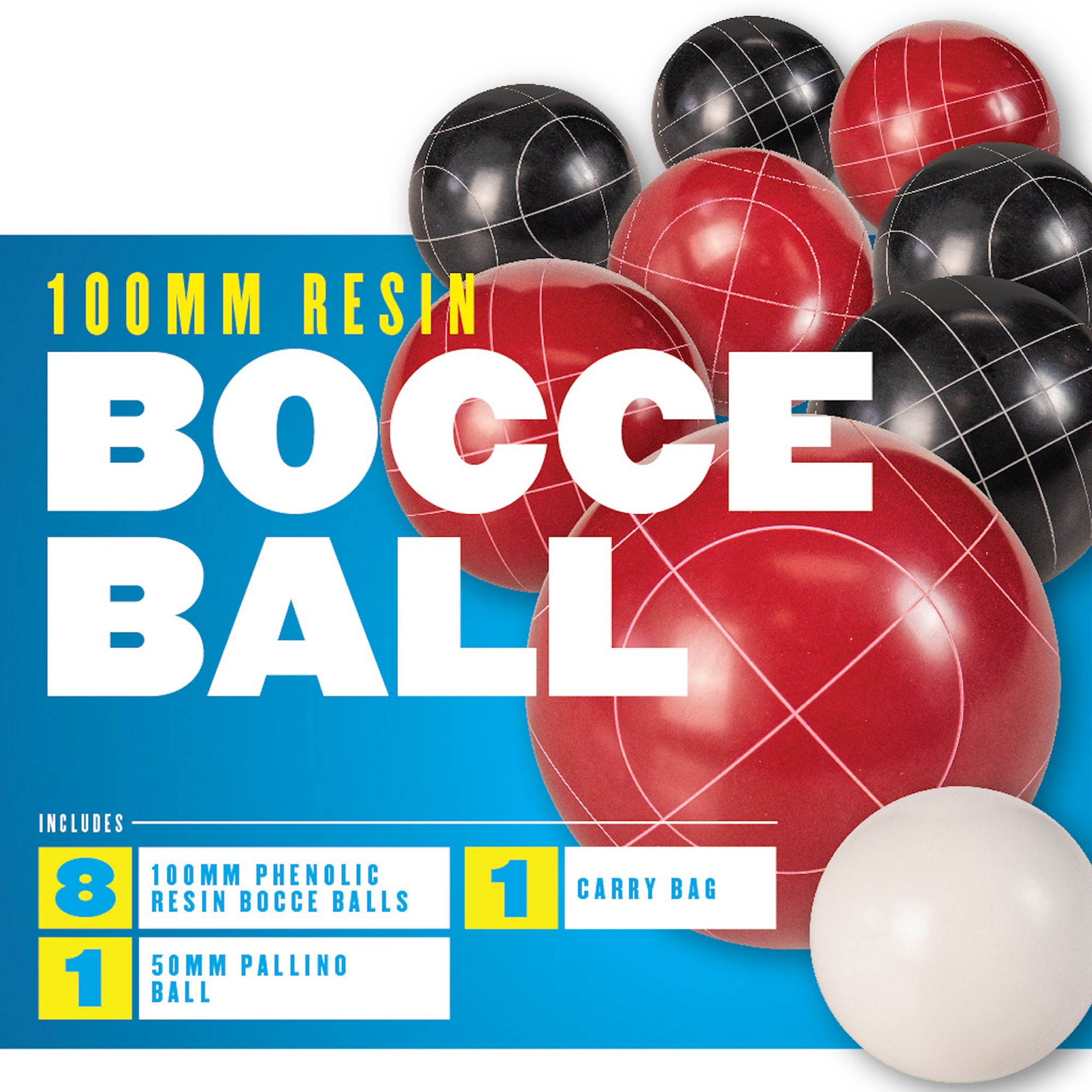 Triumph 100mm Resin Bocce Set