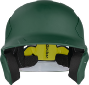 Rawlings Mach Carbon Adult 1-Tone Baseball Helmet - Small - Dark Green