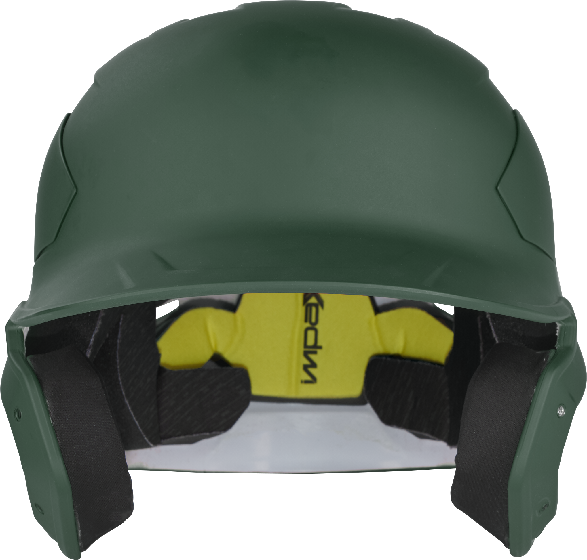 Rawlings Mach Carbon Adult 1-Tone Baseball Helmet - Small - Dark Green