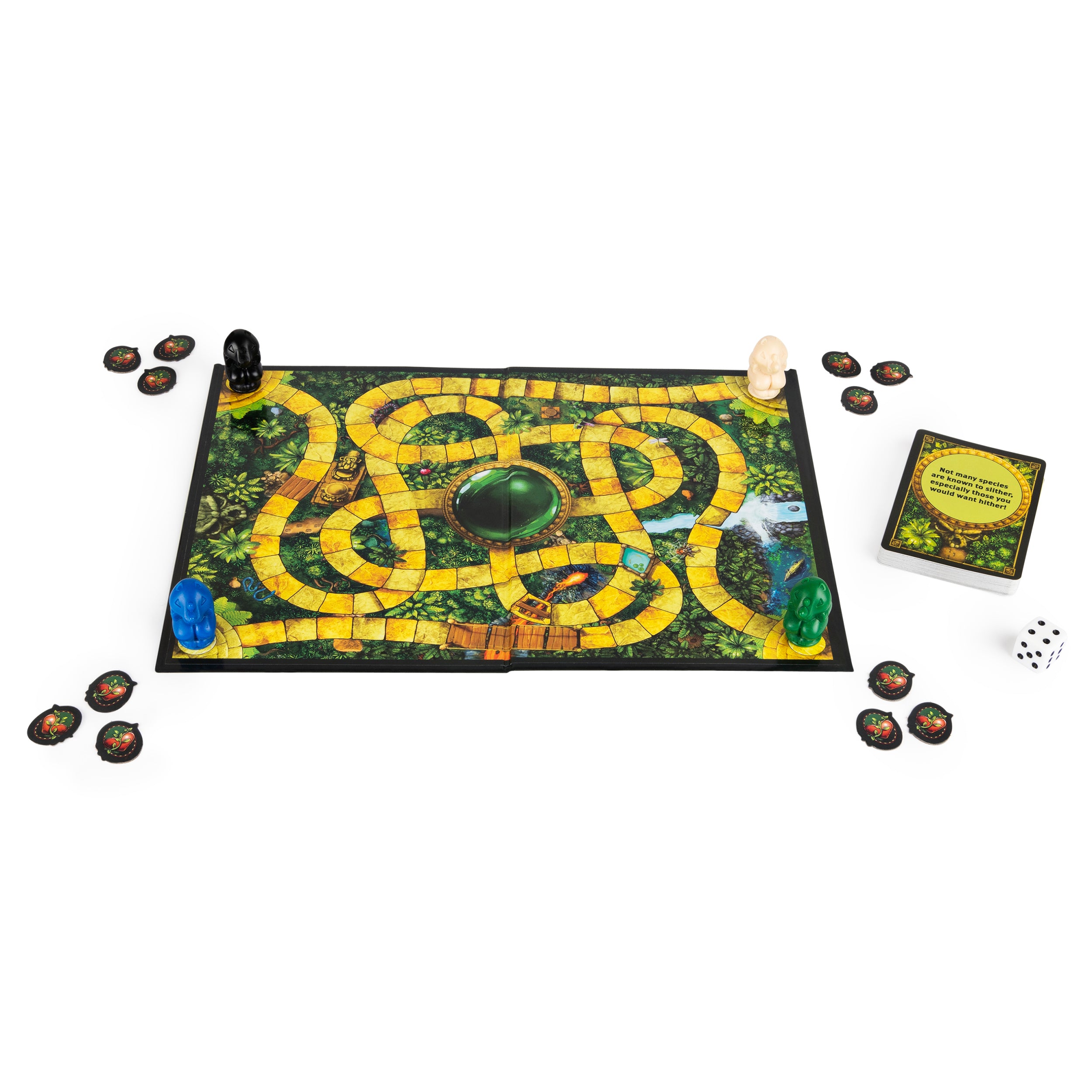 Jumanji, Ready to Roll Fast-Paced 2-4 Player Board Game by Spin Master Games, for Family Game Night Based on the Film, for Adults & Kids Ages 8 and up