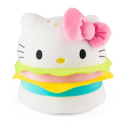 GUND Sanrio Official Hello Kitty Hamburger Plush, Collectible Plush Toy, Stuffed Animal for Ages 1 and Up, Pink/White, 8”
