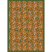 Dragonflies 5'4" x 7'8" area rug in color Gold