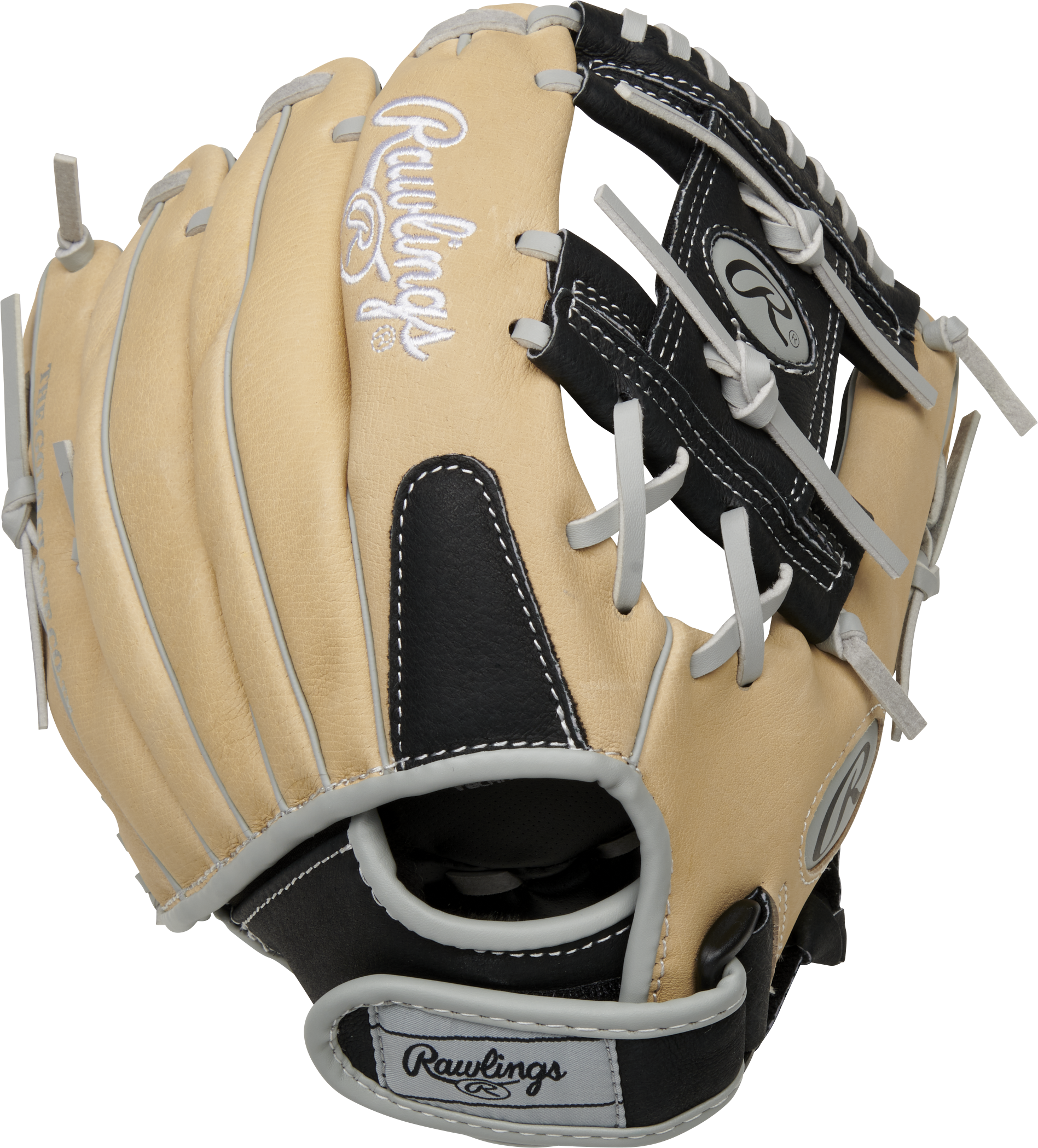 Rawlings Sure Catch Series Youth 11-Inch Baseball Glove - Right Hand Thrower - Black