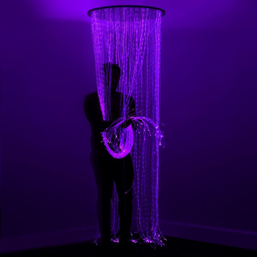Round Fiber Optic Curtain - 100 Strands (28" Diameter x 79" H)