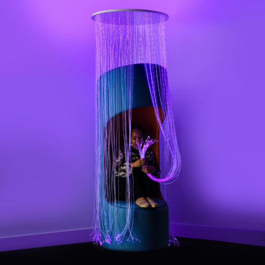 Round Fiber Optic Curtain - 100 Strands (28" Diameter x 79" H)