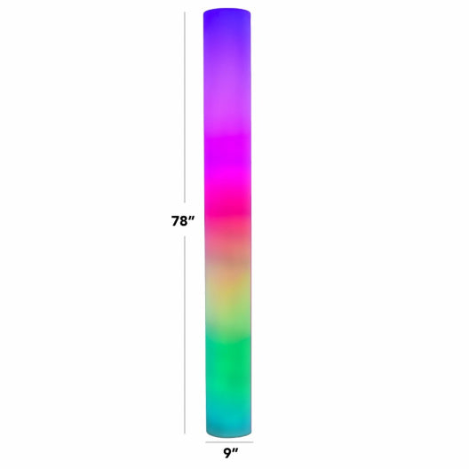 6.5ft Sensory Light Tube (78" H x 9" Diameter)