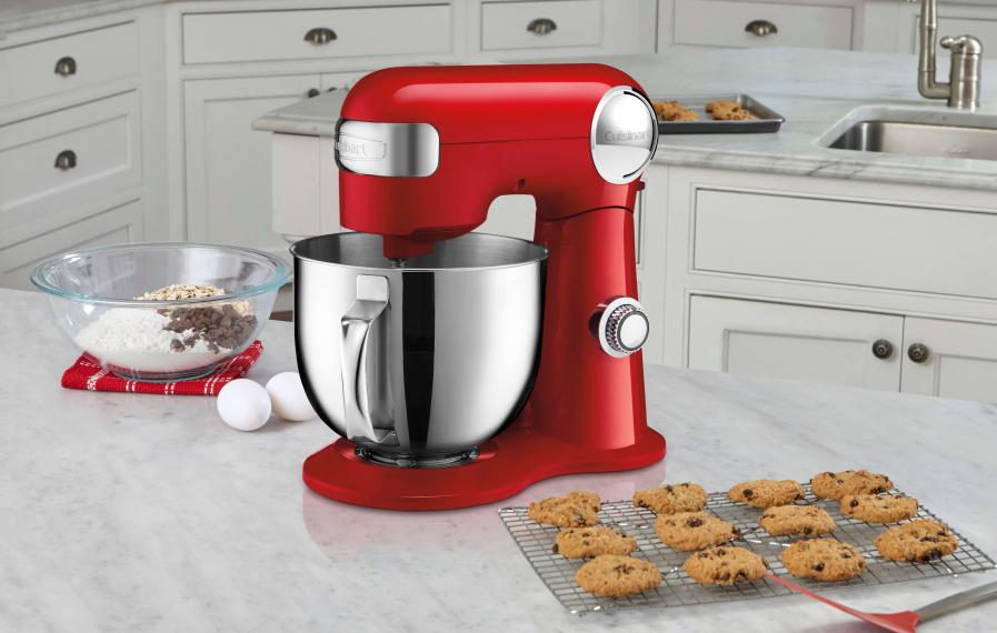 Precision Master 5.5-Quart Stand Mixer - Ruby Red