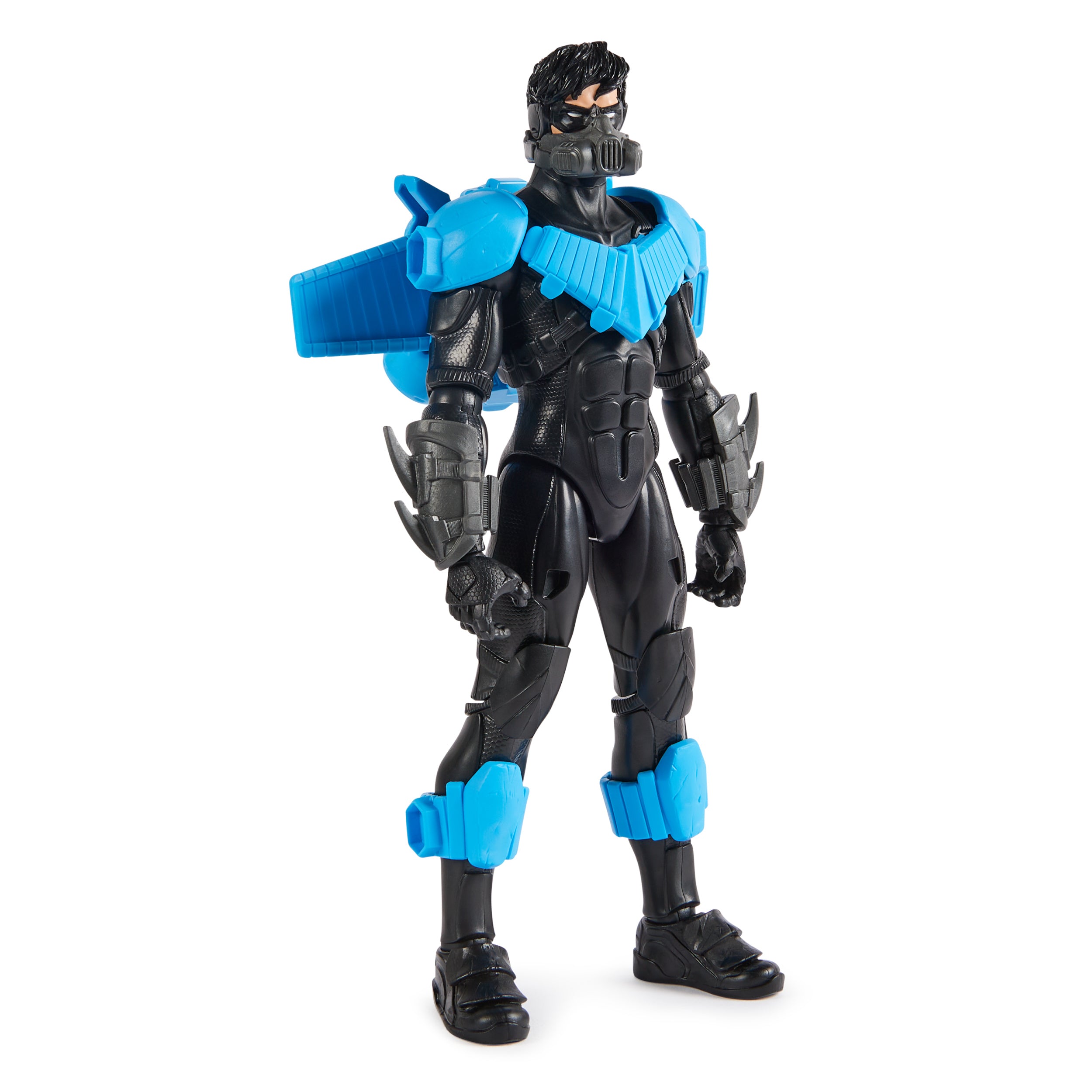 DC Comics, Batman Adventures, Nightwing Action Figure, 15 Armor Accessories, 17 Points of Articulation, 12-inch, Super Hero Kids Toy for Boys & Girls