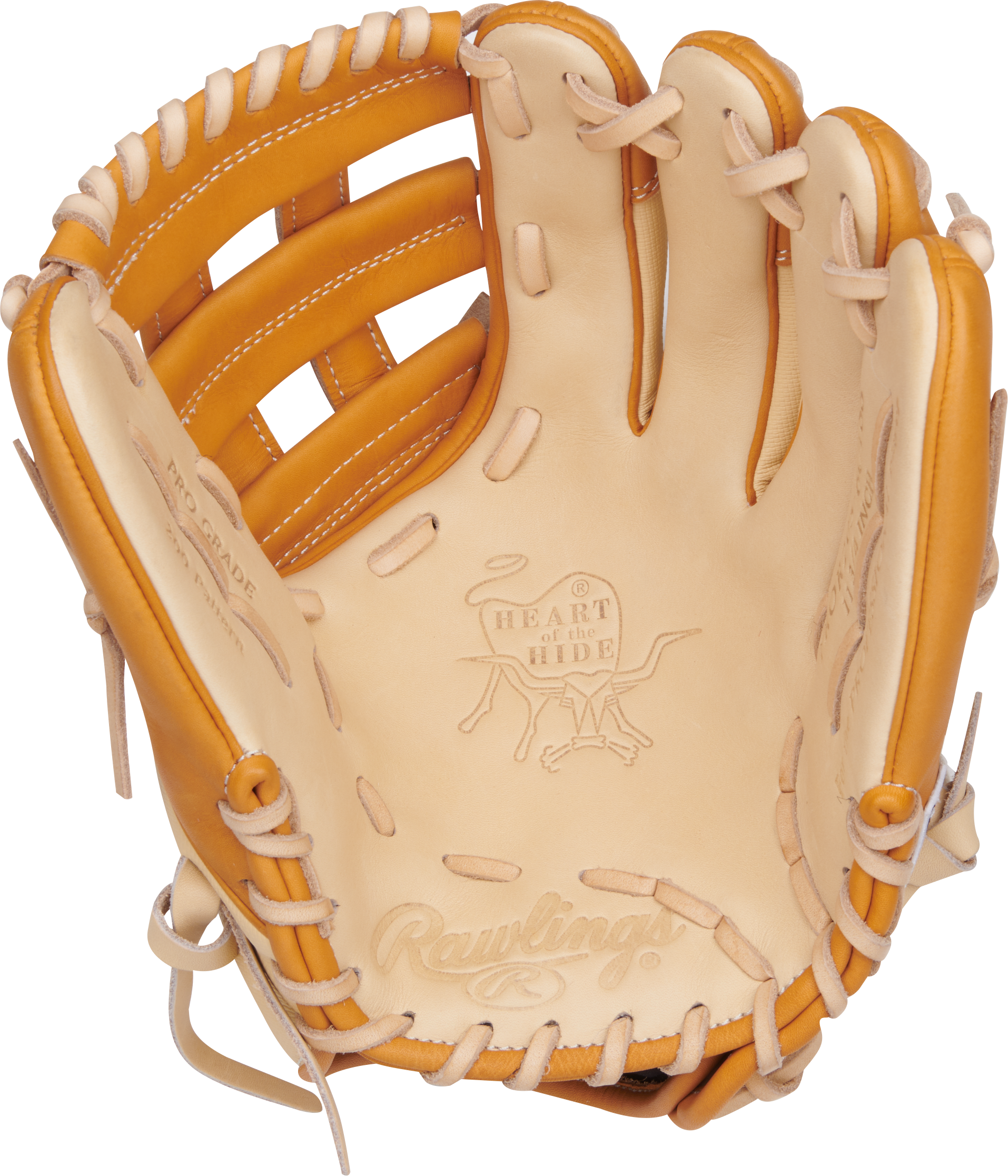 Rawlings Heart Of The Hide Series 11.75-Inch Baseball Glove - Right Hand Thrower - Camel