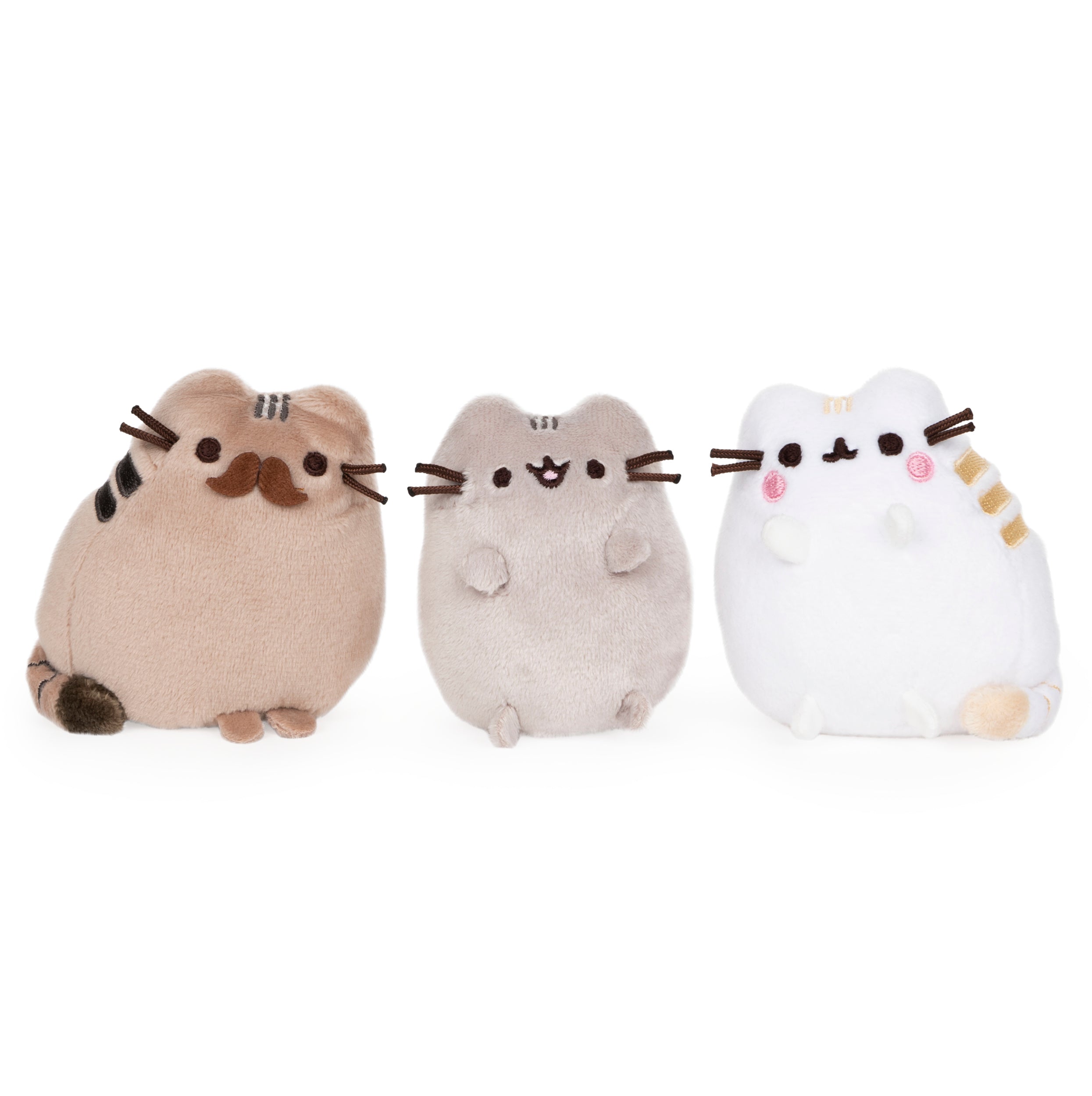 GUND Pusheen Family Gathering Collector Set of 3 Plush Stuffed Animal Cats