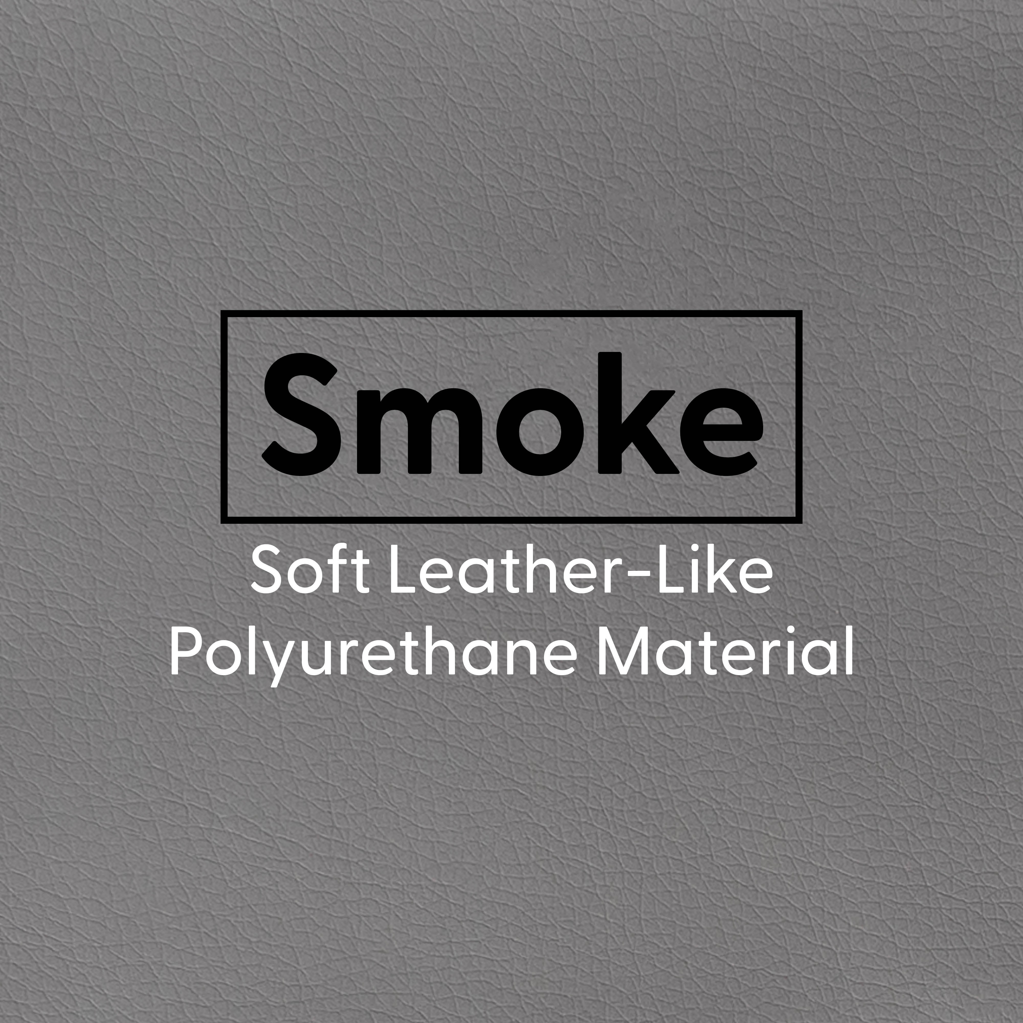 30" Round Vinyl Bean Bag - Smoke