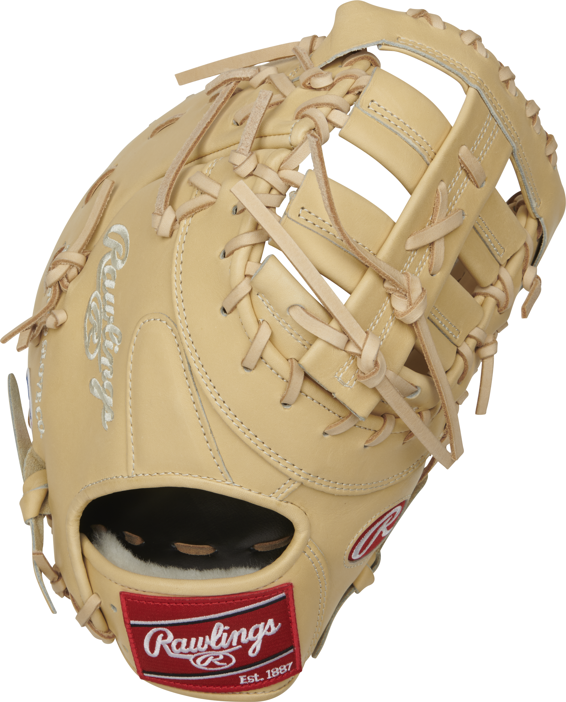Rawlings Pro Preferred Series First Base Mitt 13-Inch Baseball Glove - Right Hand Thrower - Camel