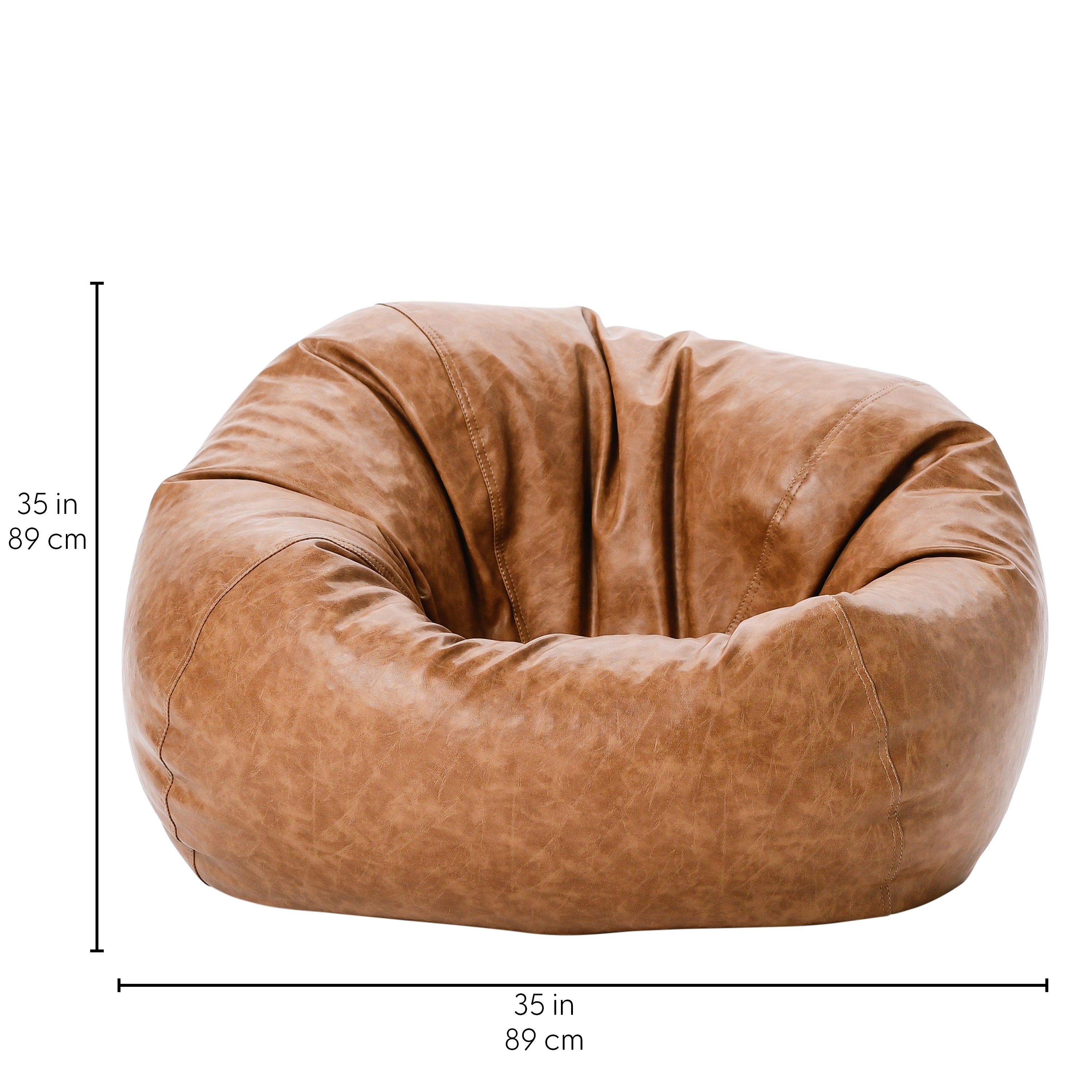 Rustic Classic 35" Standard Bean Bag - Pecan