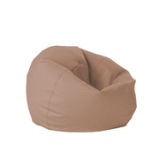 30" Round Vinyl Bean Bag - Caffe