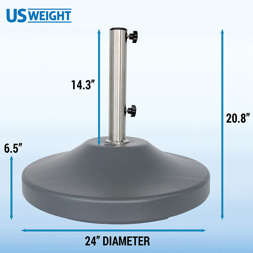 Fillabe Free Standing Commercial Umbrella Base (Grey)