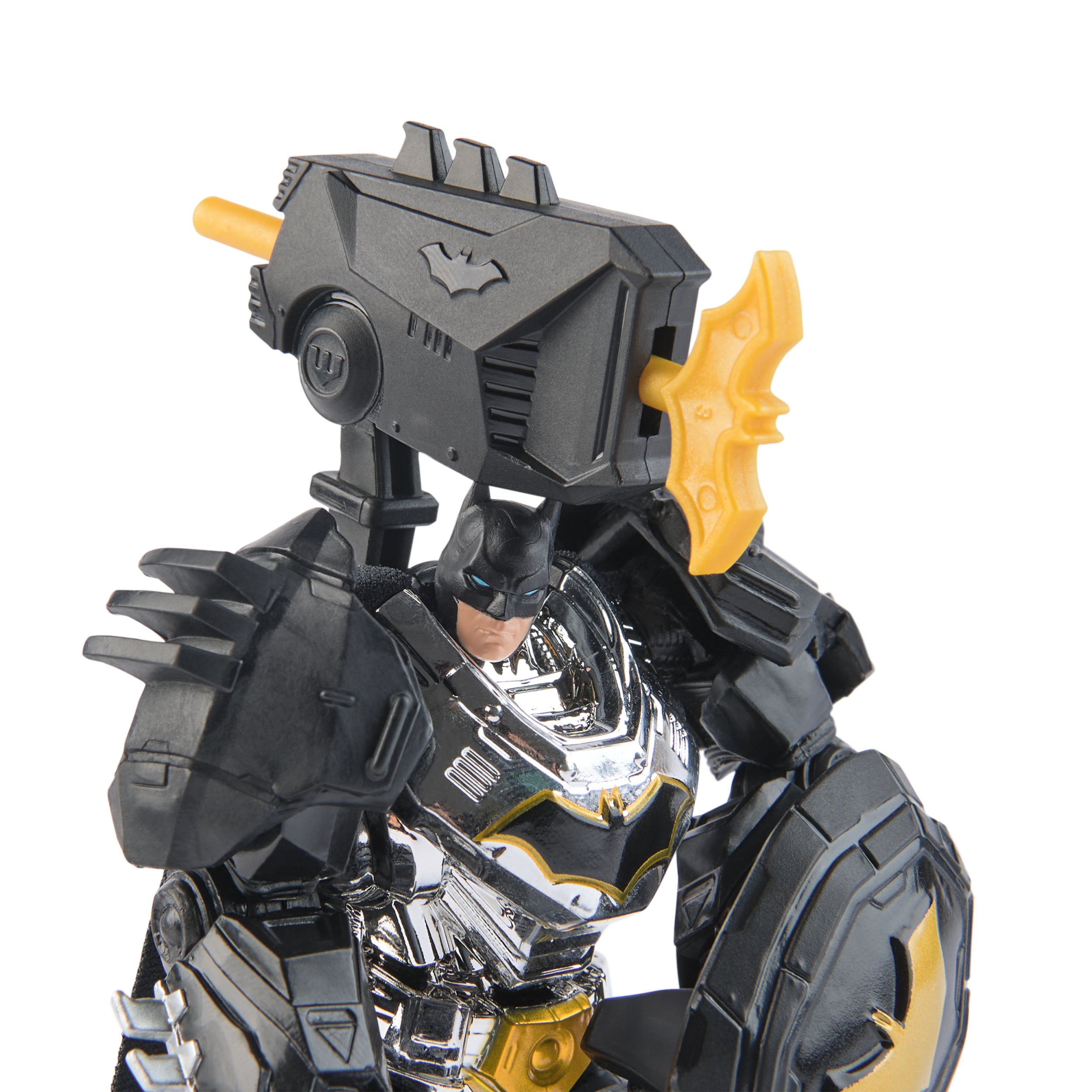 DC Comics Metal Force Batman Action Figure, 4.3-Inch with Accessories, Super Hero Collectible Kids Toys for Boys and Girls Ages 4+