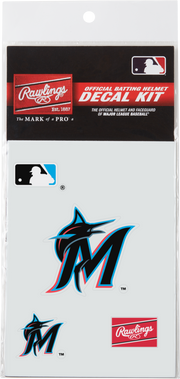 Rawlings Mlb Replica Decal Kits - Miami Marlins