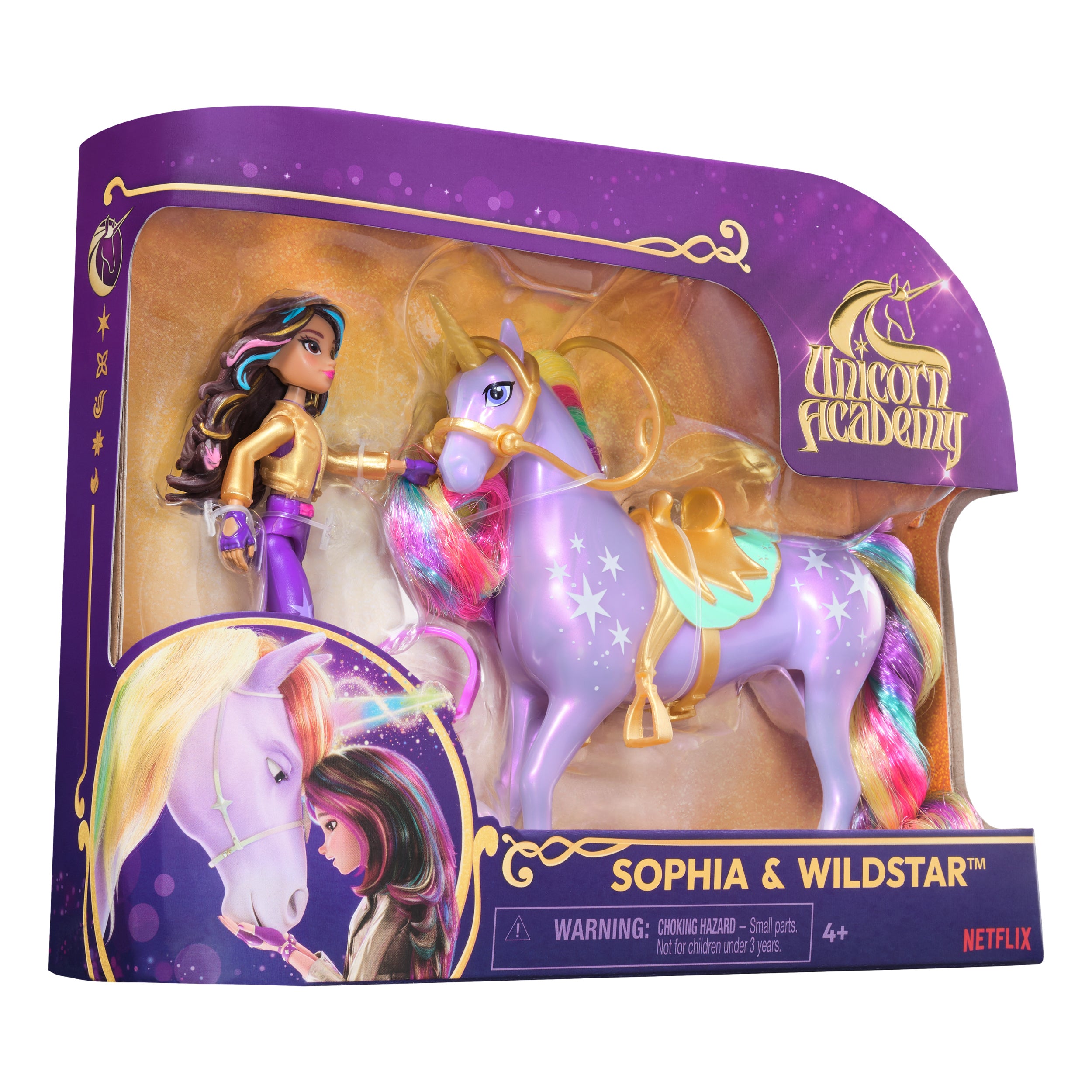 Unicorn Academy, Sophia & Wildstar with 2 Accessories & Hair Tool, Dolls & Unicorn Toys for Girls Ages 4 and up