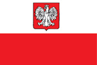 3X5 FT NYL-GLO POLAND W/EAGLE