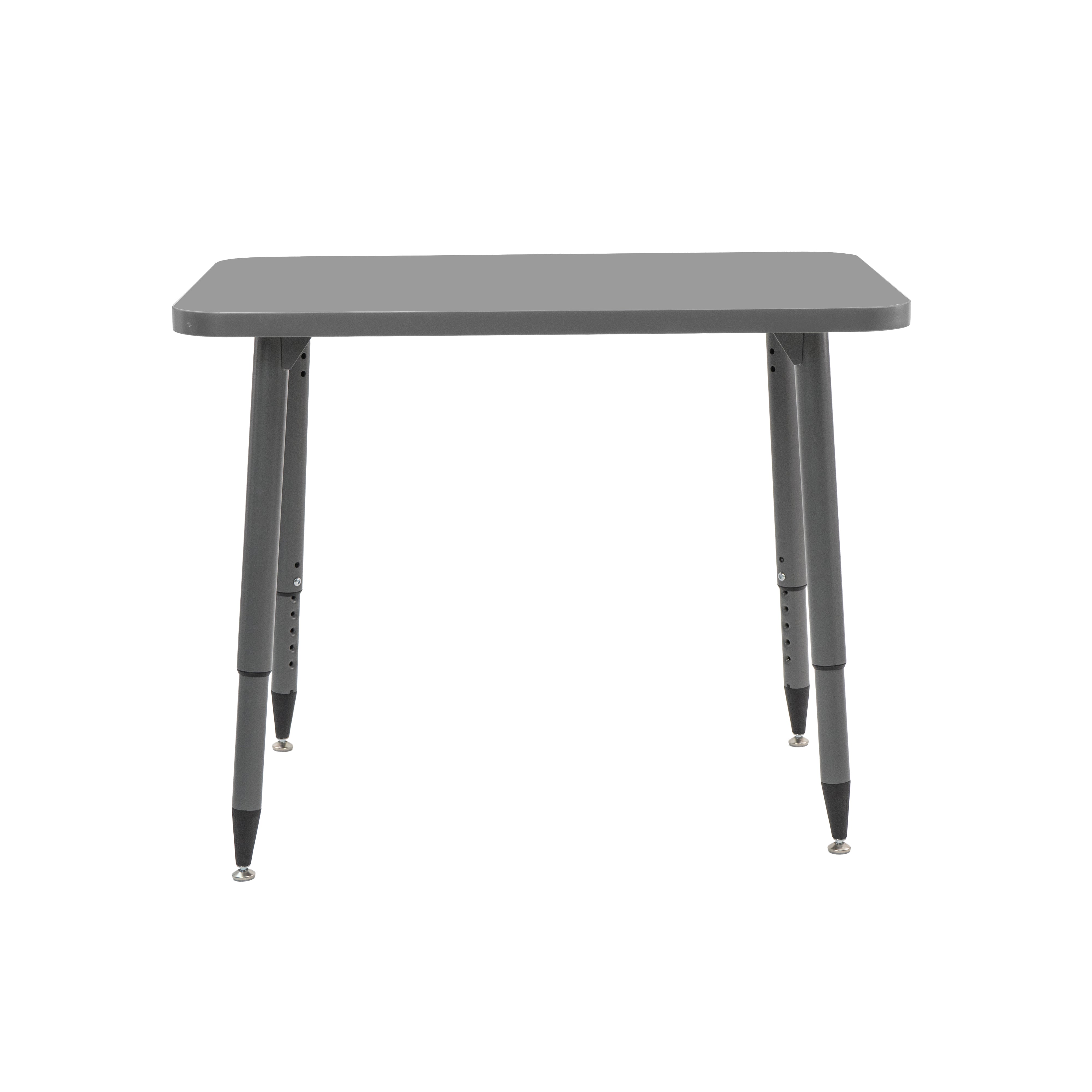 Adapte 24" x 36" Rectangle Thermofused Activity Table with Adjustable Tapered Legs - North Sea/North Sea