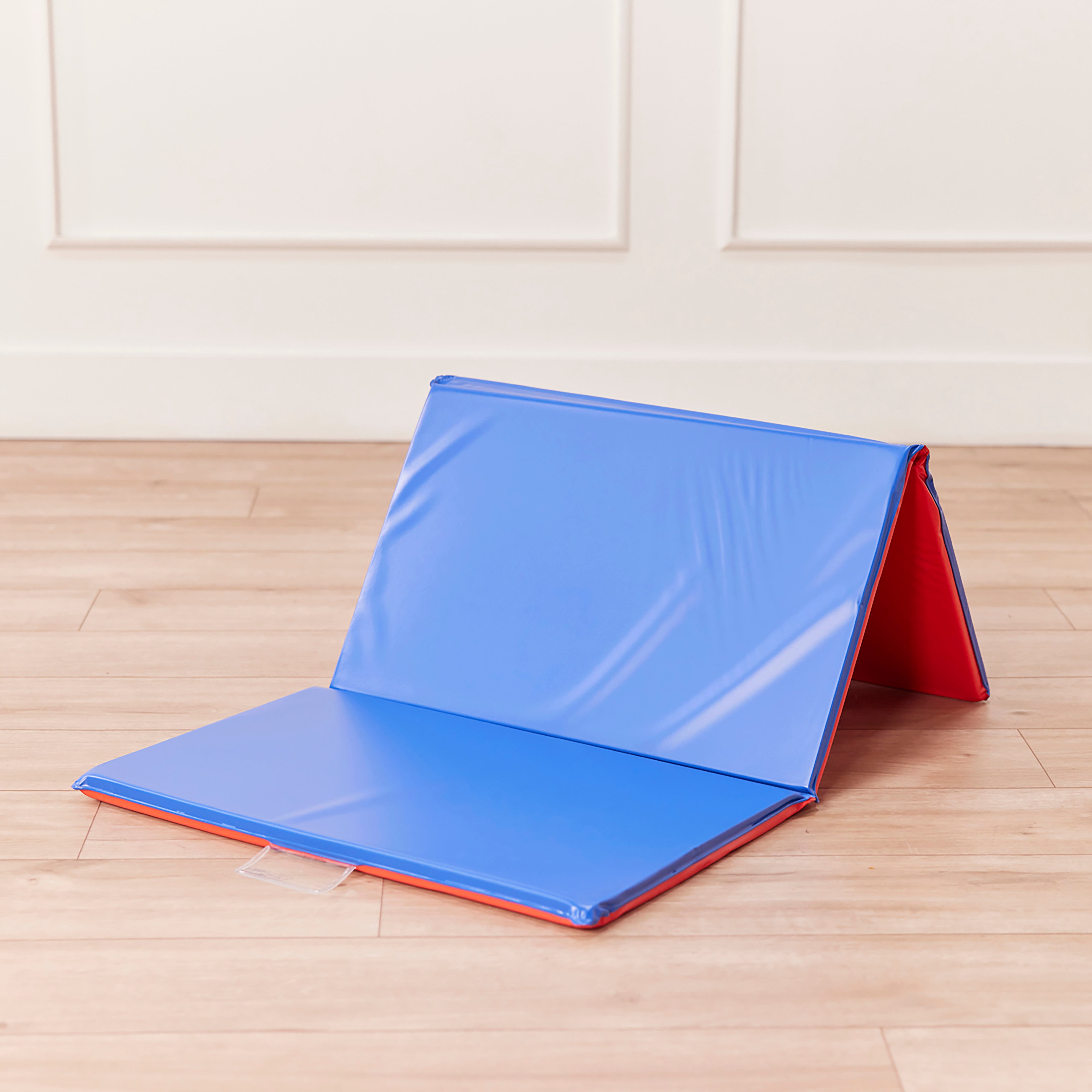 Premium Folding Rest Mat 3-Section 1in 5-Pack - Blue/Red