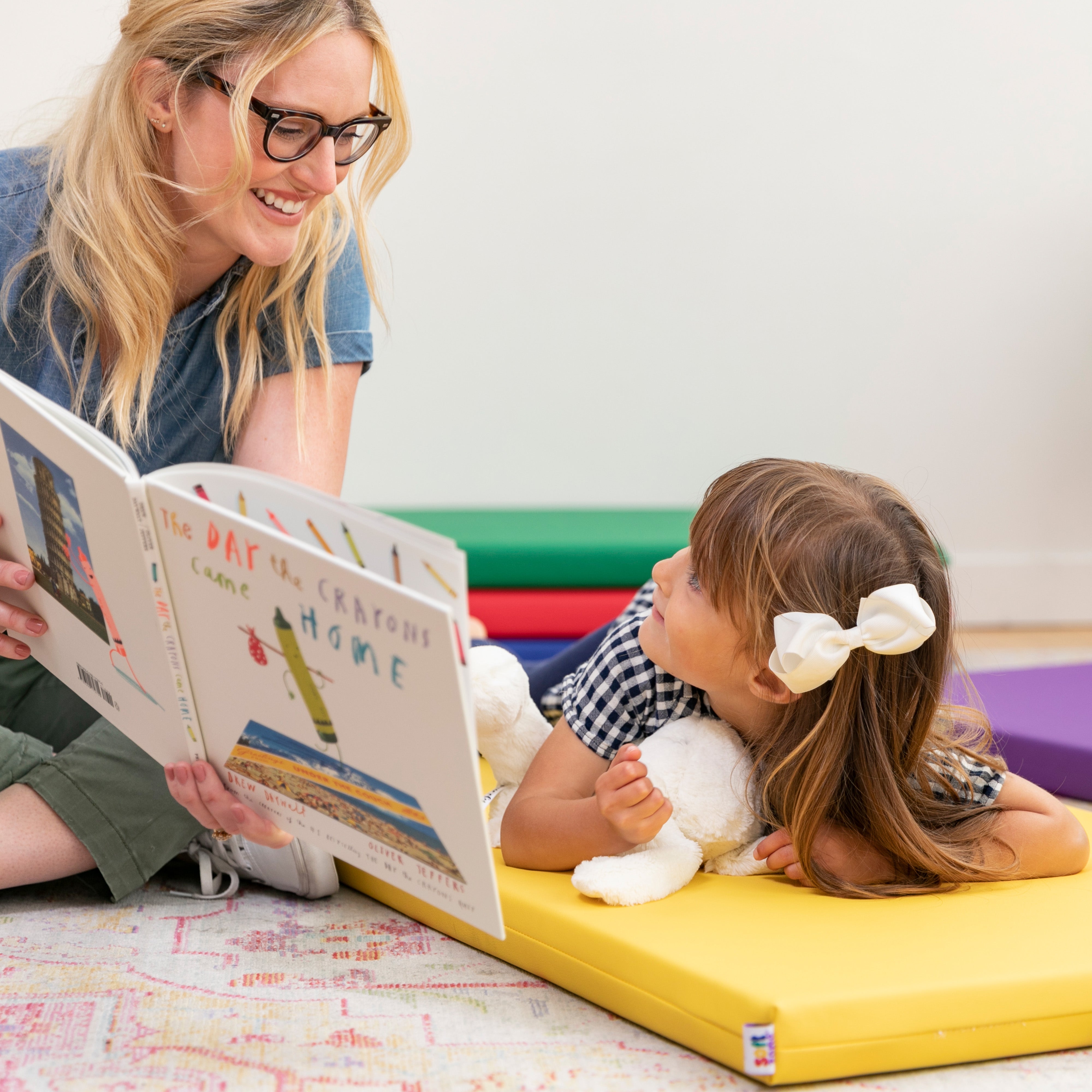 SoftZone Rainbow Rest Mat 5-Piece - Assorted
