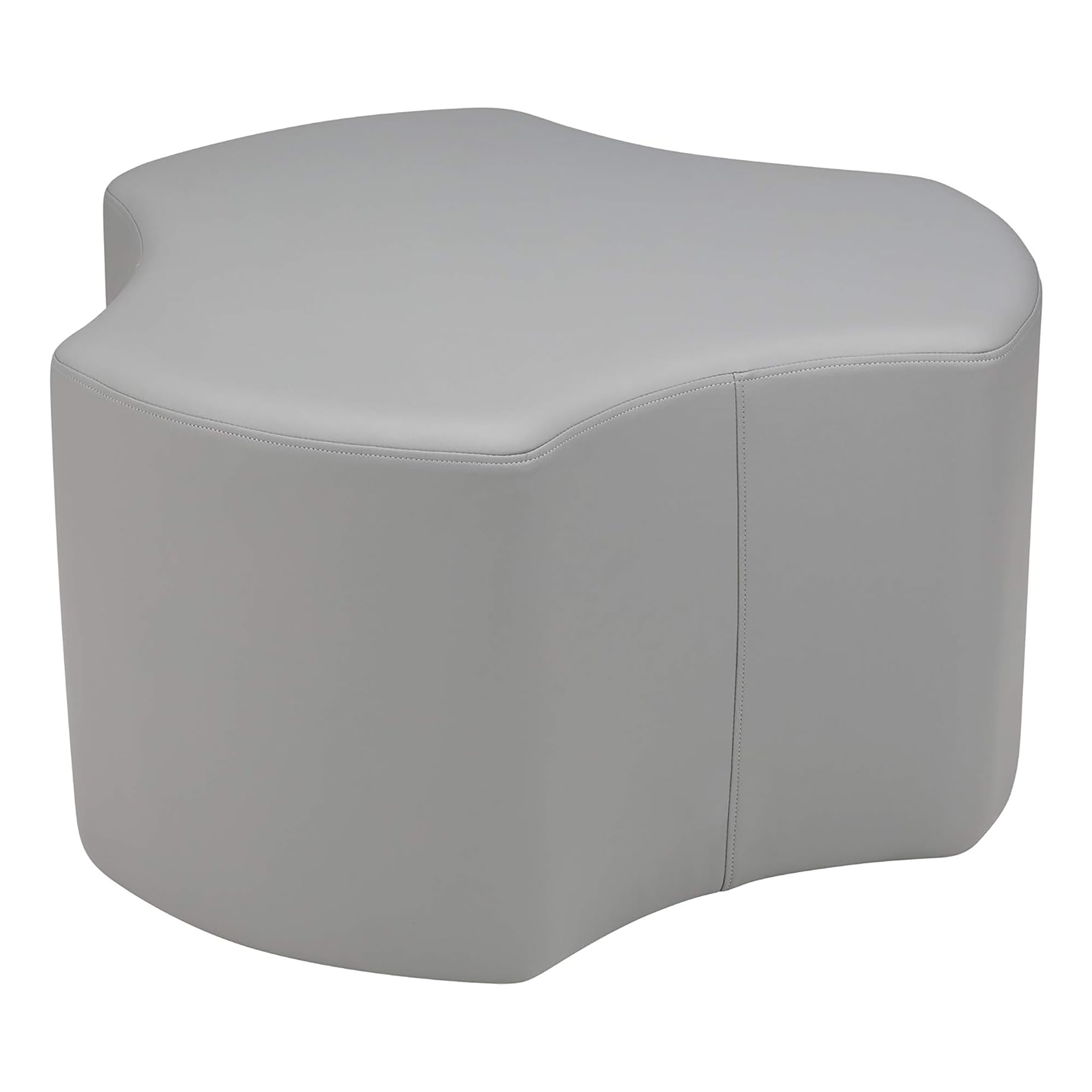Pro Series Upholstered Cog Ottoman 18" Height - Gray