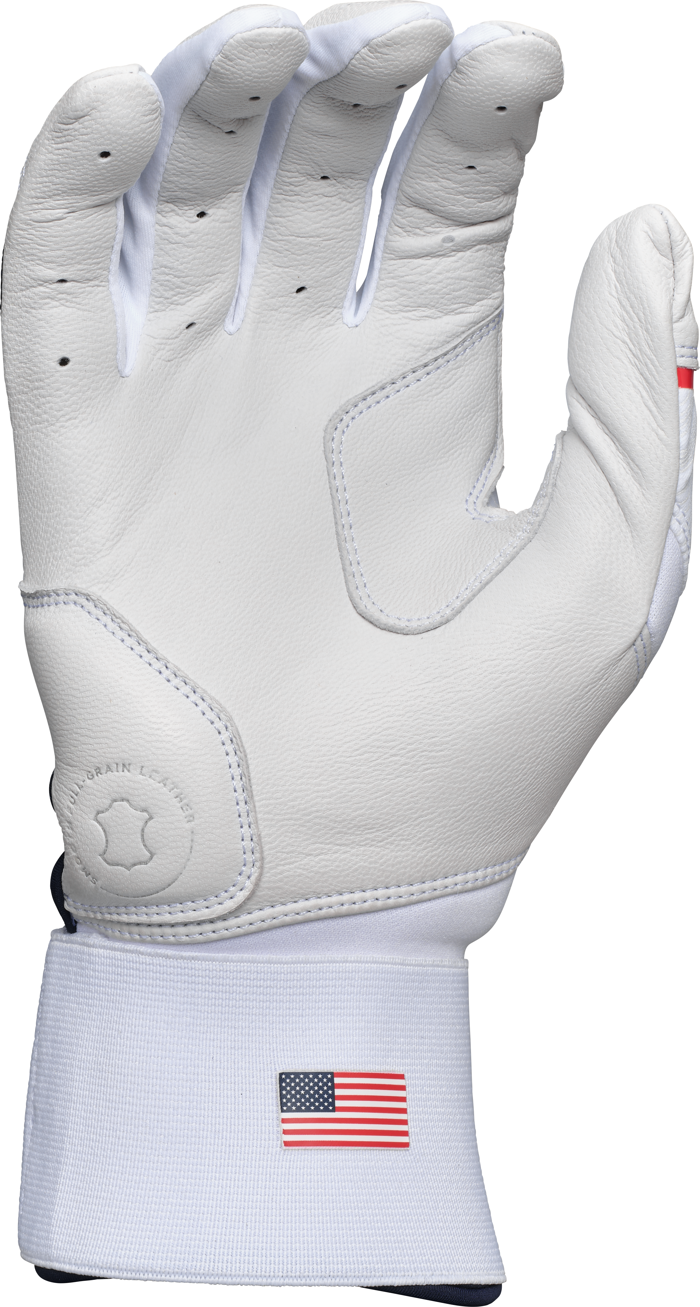 Rawlings Youth Workhorse Compression Strap Batting Gloves - Large - Usa