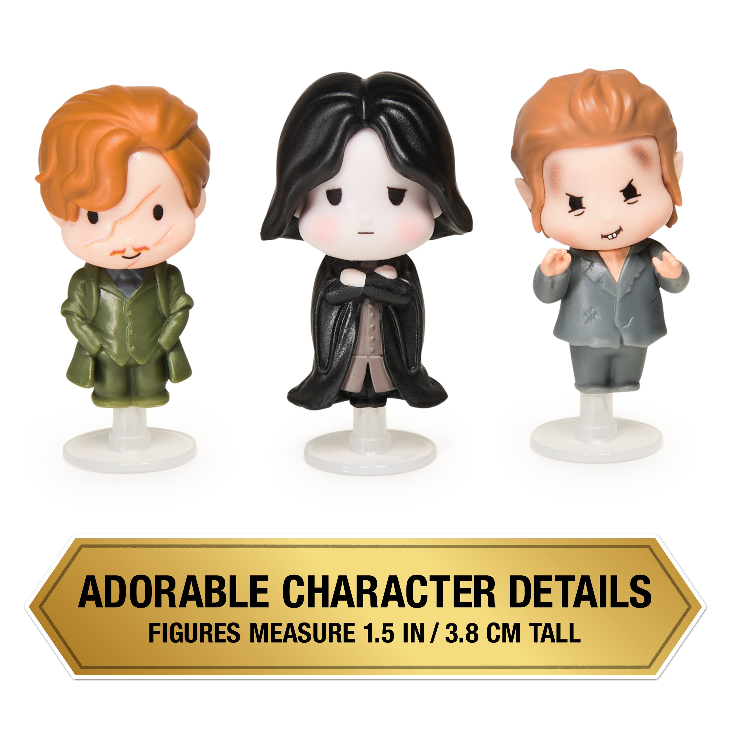 Wizarding World Harry Potter, Micro Magical Moments Year 3 Figure Set with Remus Lupin, Severus Snape, Peter Pettigrew & Display Case