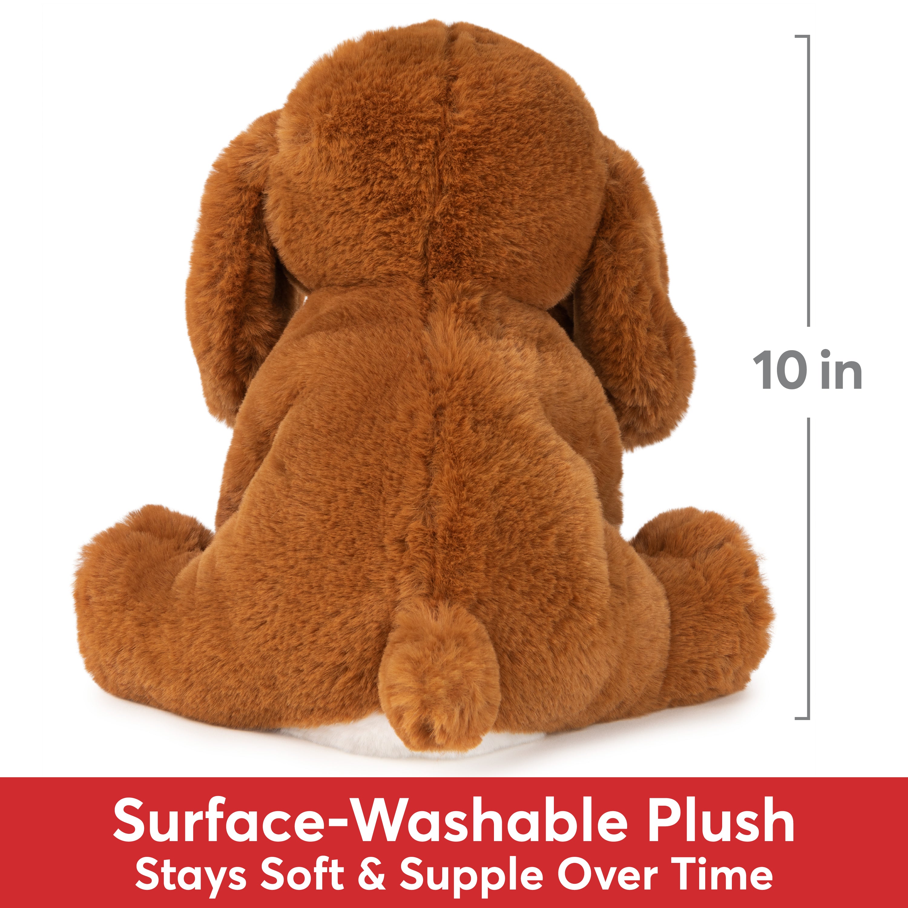 GUND Kian Spaniel Puppy Dog Plush, Stuffed Animal for Ages 1 and Up, 10”, Brown/White