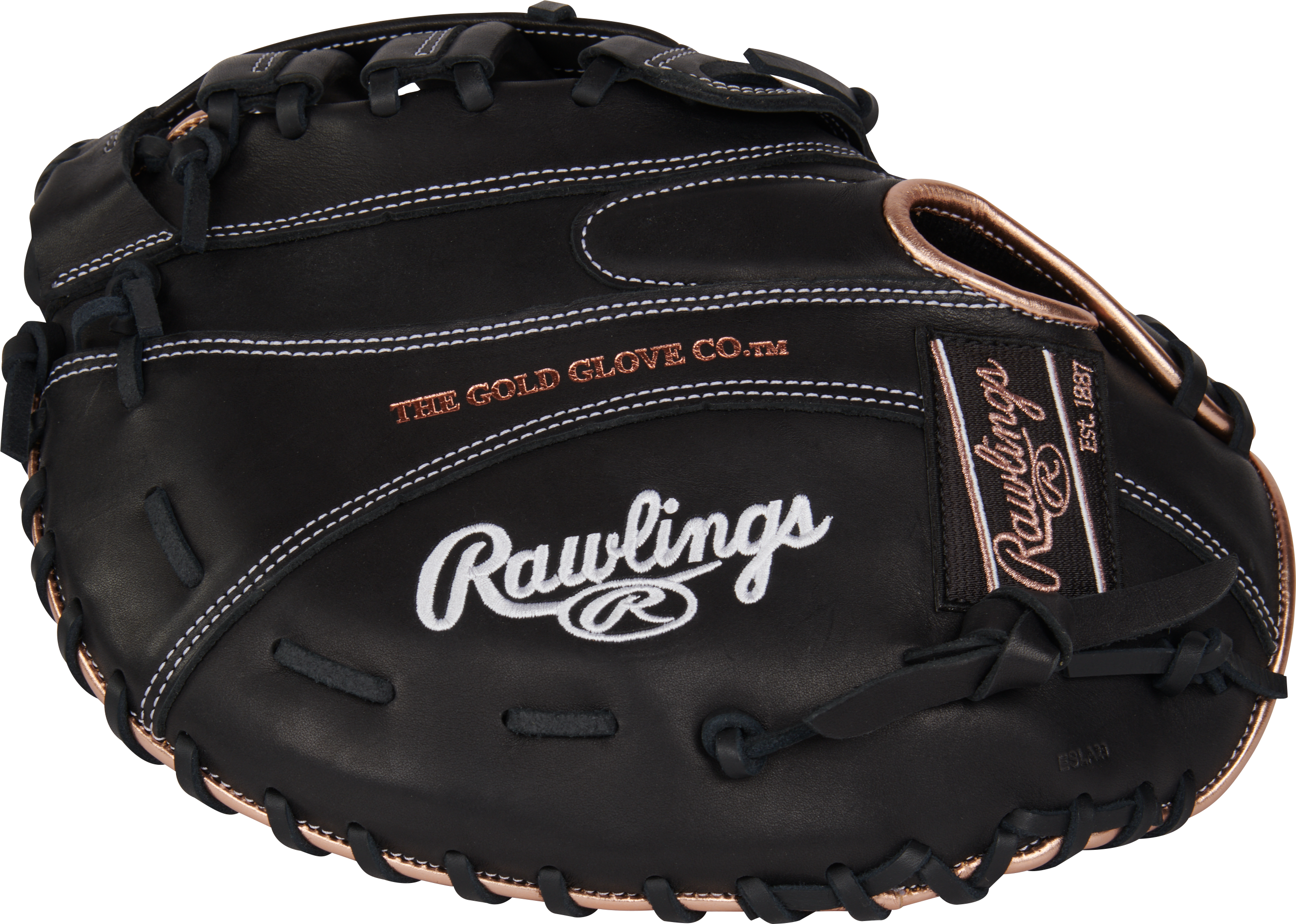 Rawlings R9 Series First Base Mitt 12.5-Inch Softball Glove - Right Hand Thrower - Black