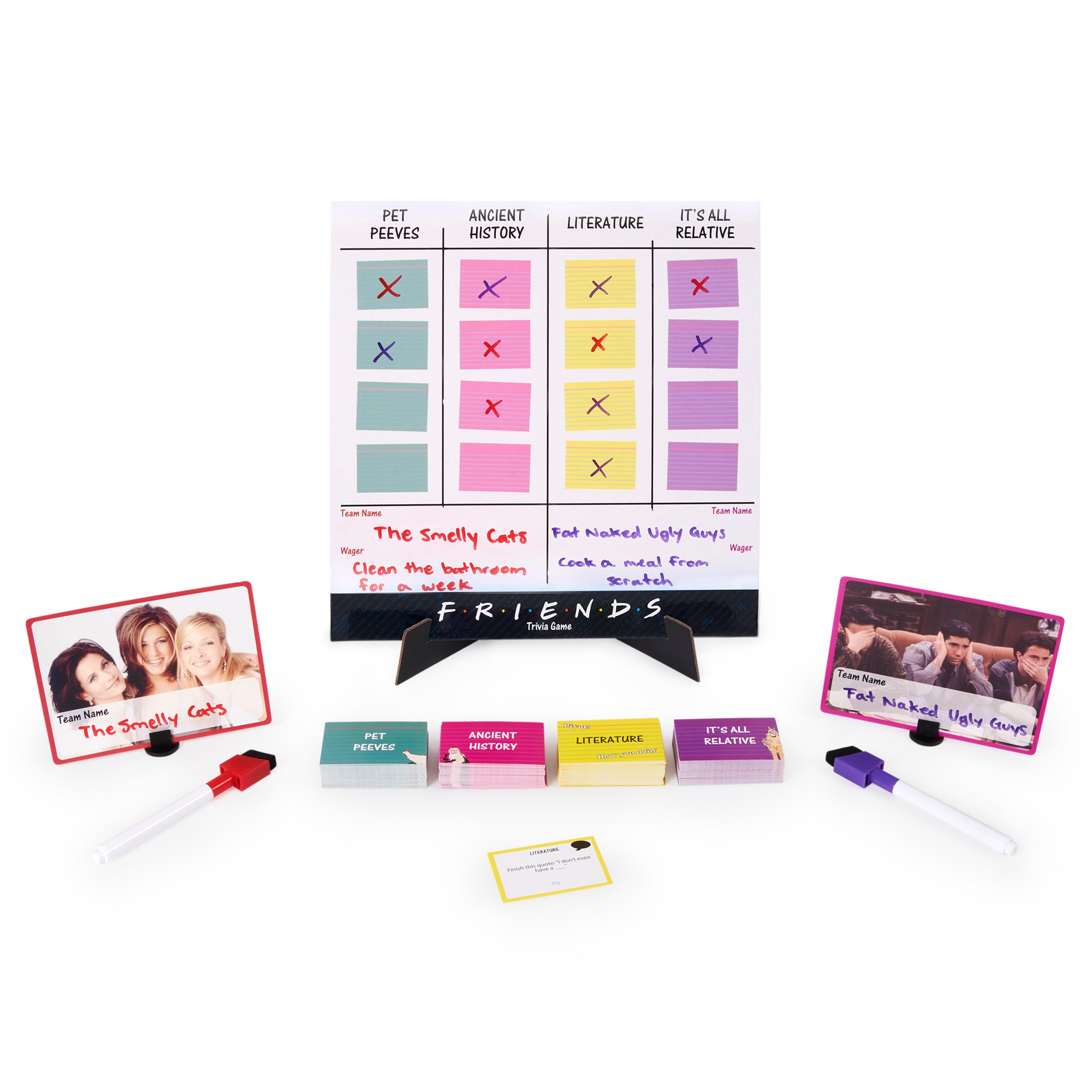 Friends TV Show, The One with the Apartment Bet Party Game, for Adults and Teens Ages 14 and up